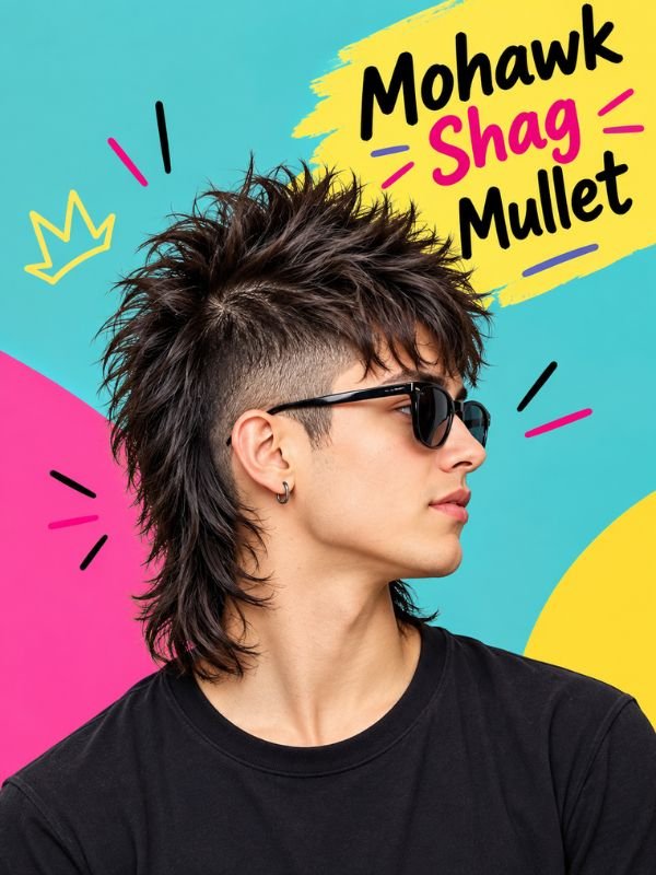 Mohawk Shag Mullet