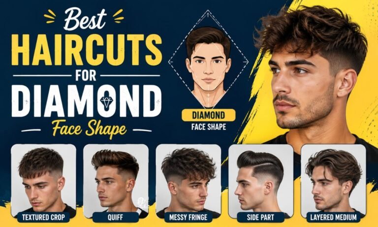 Best Haircuts for Diamond Face Shape
