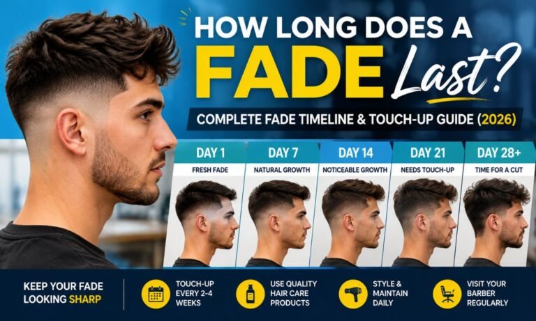 How Long Does a Fade Last? Complete Fade Timeline & Touch-Up Guide (2026)