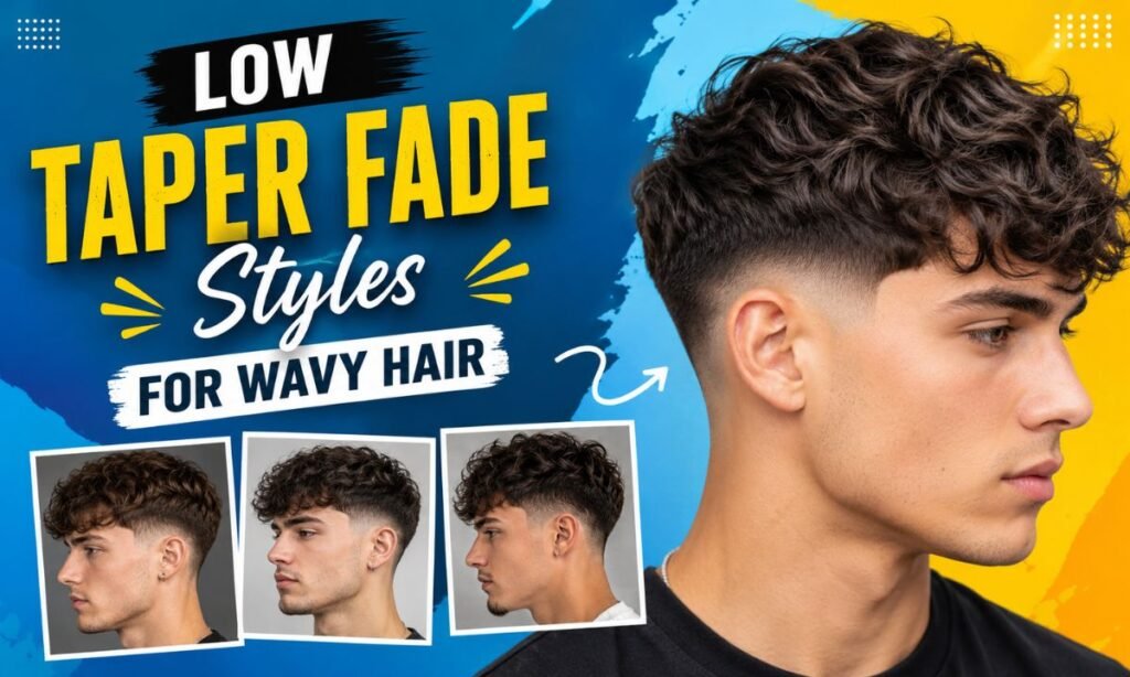Low Taper Fade Styles for Wavy Hair