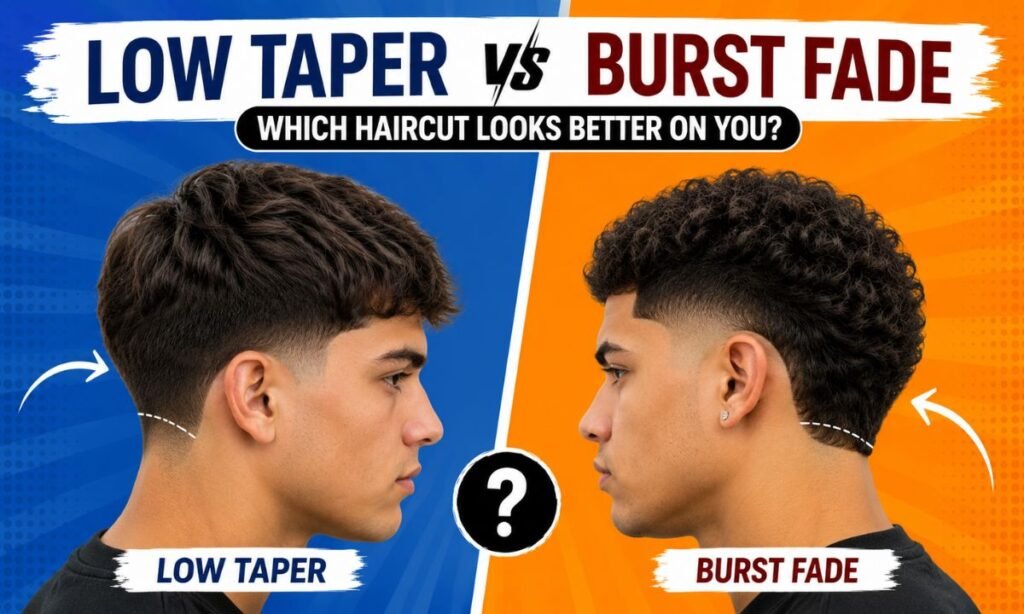 Low Taper vs Burst Fade: Which Haircut Looks Better on You?