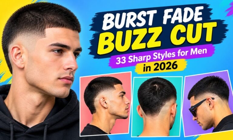 Burst Fade Buzz Cut 33 Sharp Styles for Men in 2026