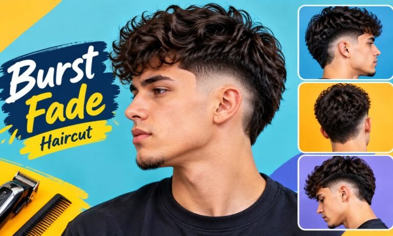 Burst fade haircut: what it is, types, styles and barber guide